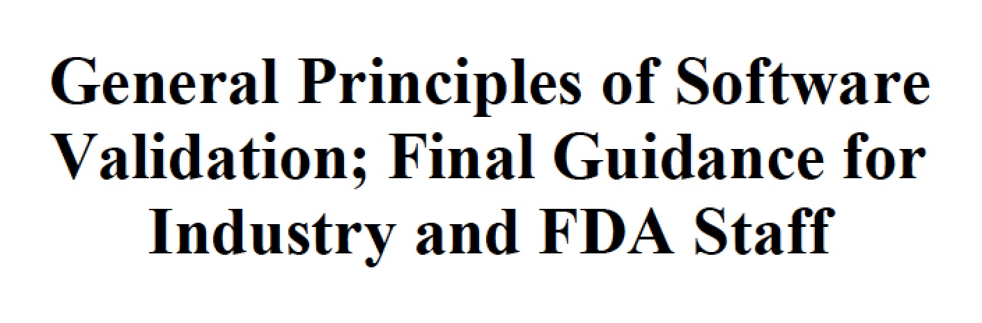 FDA Software Guidance